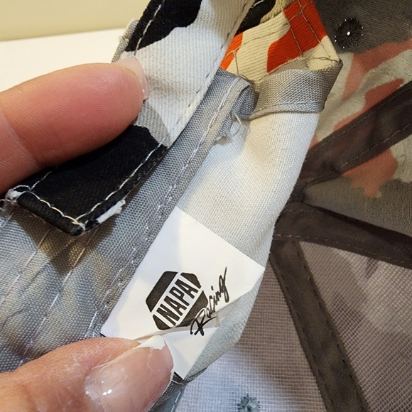 NAPA Racing Camo Adjustable Baseball Cap - Picture 8 of 10